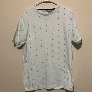 Denim & Flower Nautical Anchor Tee - Mint Green